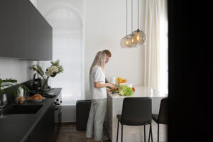 Eco-friendly kitchen with modular storage by Bonito Designs
