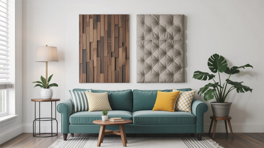DIY textured Panels wall decor