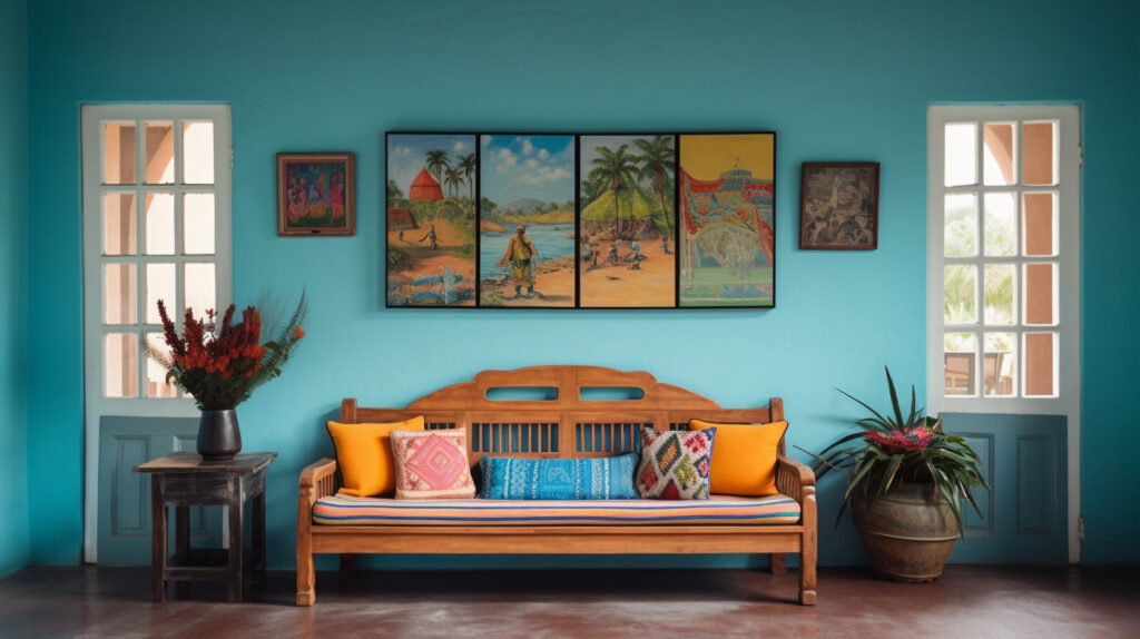 Eco consicous material wall decor