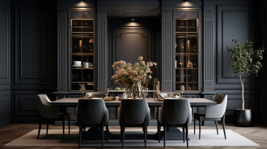 Premium luxury dinner table