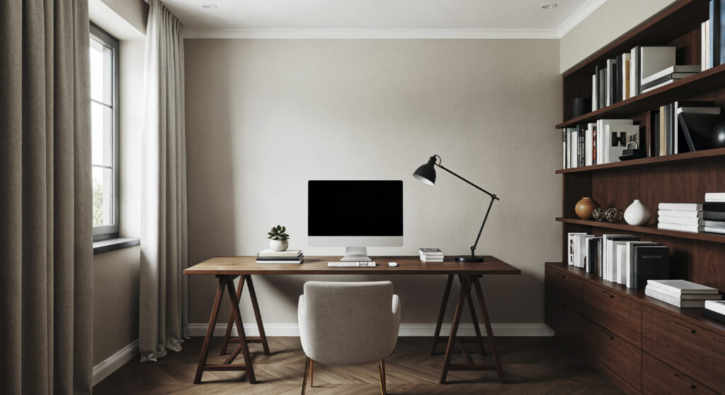 modern study room interior design