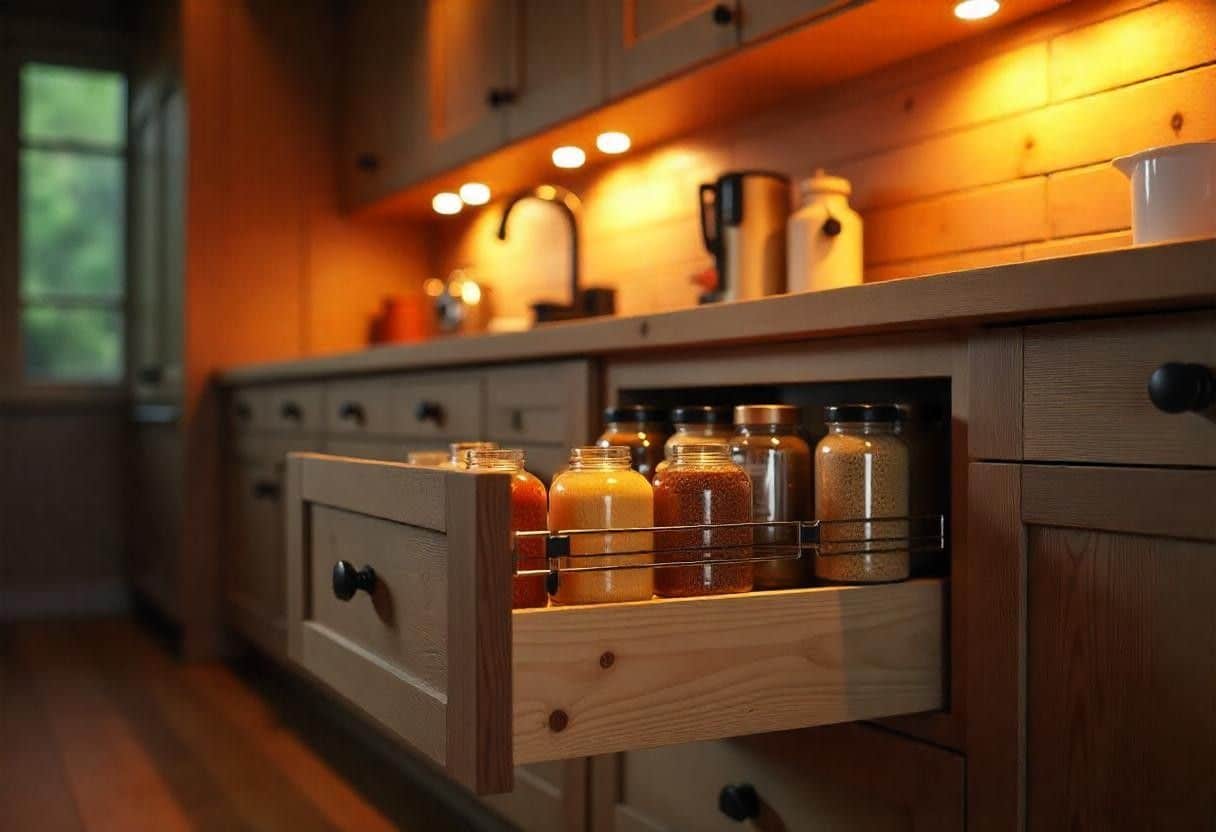 Smart storage solutions in modular kitchen design for Bengaluru homes by Elegante Interiors