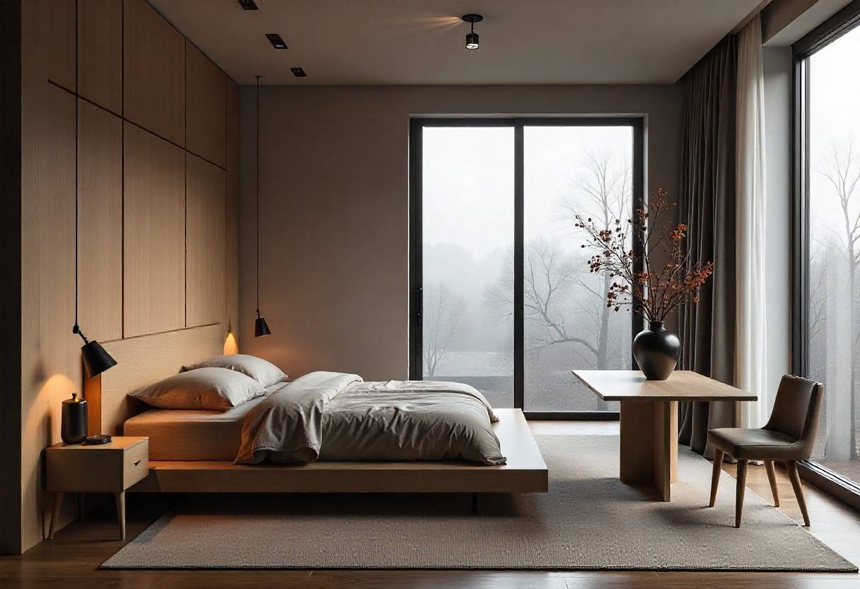 Modular Bengaluru bedroom design featuring convertible furniture and removable elements for year-round climate comfort