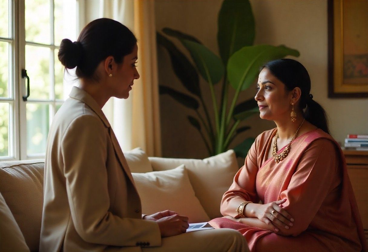 Interior designer conducting lifestyle consultation with homeowners