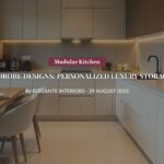 Custom wardrobe designs by Elegante Interiors showcasing luxury storage solutions for Indian homes