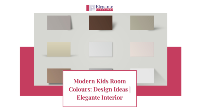 Elegant modern nursery with neutral colour palette and luxury furnishings designed by Elegante Interiors