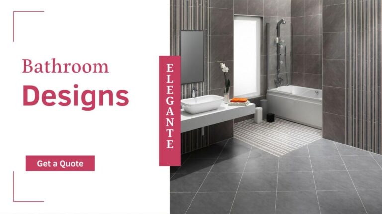Modern luxury bathroom design showcase featuring contemporary fixtures and elegant finishes