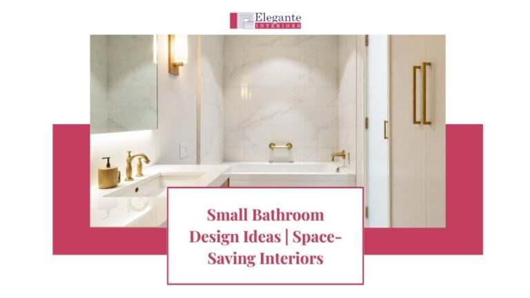 Small Indian bathroom transformation by Elegante Interiors featuring marble tiles, brass fixtures, and space-saving design elements