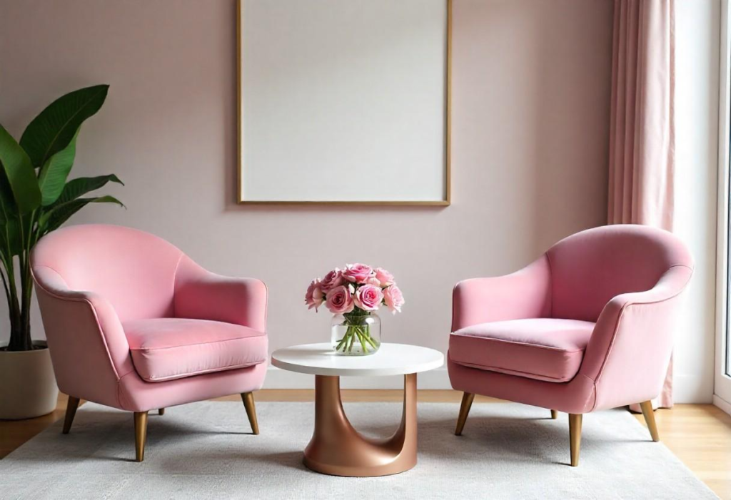 Navratri Day 9 pink compassion themed luxury interior design
