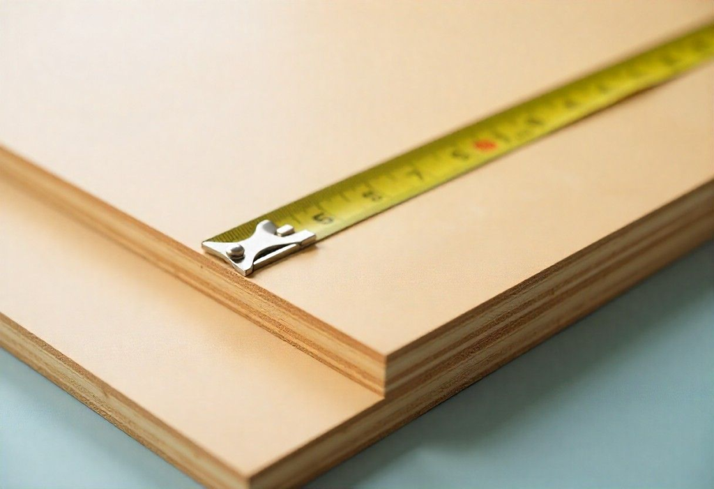 Smooth MDF board surface showing texture for furniture making in India