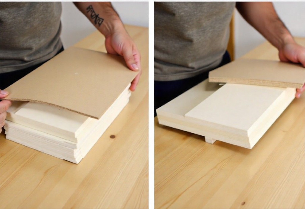MDF vs Plywood strength test showing durability difference for furniture use